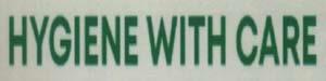 HYGIENE WITH CARE (and logo) trademark logo