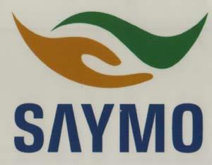 SAYMO (and logo) trademark logo