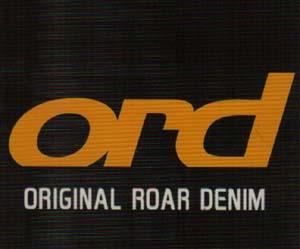 ORD ORIGINAL ROAR DENIM (and logo) trademark logo