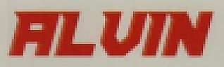 ALVIN (and logo) trademark logo