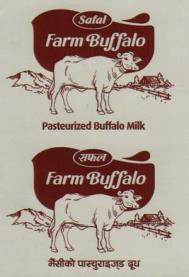 SAFAL FARM BUFFALO (and logo) trademark logo