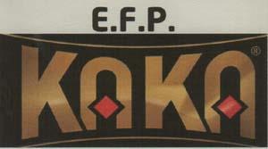 E.F.P. KAKA (and logo) trademark logo