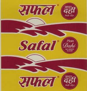 SAFAL SADA DAHI (and logo) trademark logo