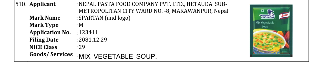Original bulletin entry for SPARTAN (and logo)