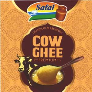 SAFAL COW GHEE (and logo) trademark logo