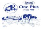 MDU ONE PLUS (and logo) trademark logo