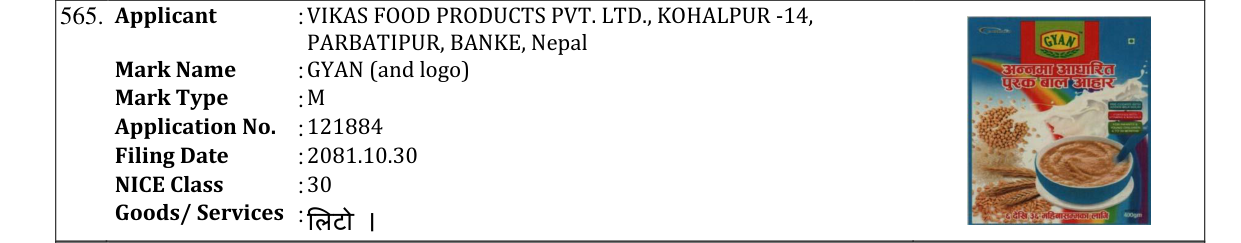 Original bulletin entry for GYAN (and logo)