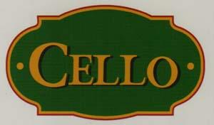 CELLO (and logo) trademark logo