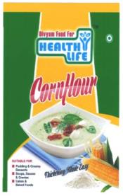 DIVYAM FOOD FOR HEALTHY LIFE (and logo) trademark logo