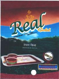 REAL GOLD (and logo) trademark logo
