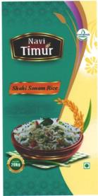 NAVI TIMUR SHAHI SONAM RICE (and logo) trademark logo