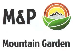 M&P MOUNTAIN GARDEN (and logo) trademark logo