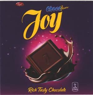 CHOCOFUN JOY (and logo) trademark logo