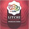 FIZZY LIFE LITCHI (and logo) trademark logo