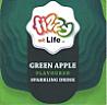 FIZZY LIFE GREEN APPLE (and logo) trademark logo
