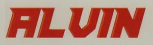 ALVIN (and logo) trademark logo