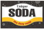 UNIQUE SODA (and logo) trademark logo