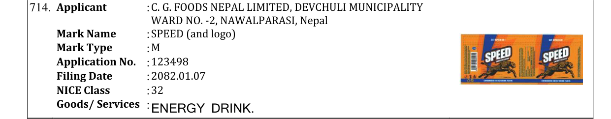Original bulletin entry for SPEED (and logo)