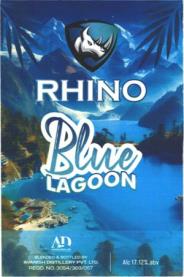RHINO BLUE LAGOON (and logo) trademark logo