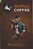 RHINO COFFEE (and logo) trademark logo