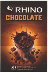 RHINO CHOCOLATE (and logo) trademark logo
