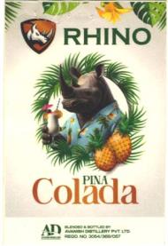RHINO PINA COLADA (and logo) trademark logo