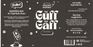 GUFF GAFF (and logo) trademark logo