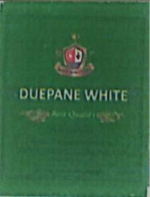 DUEPANE WHITE (and logo) trademark logo