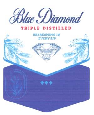 BLUE DIAMOND (and logo) trademark logo