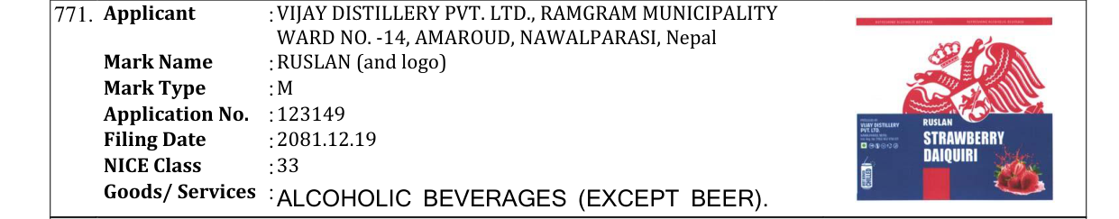 Original bulletin entry for RUSLAN (and logo)