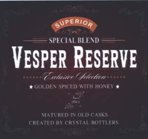 VESPER RESERVE (and logo) trademark logo