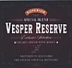 VESPER RESERVE (and logo) trademark logo
