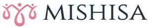 MISHISA COSMETICS (and logo) trademark logo