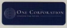ONE CORPORATION (and logo) trademark logo