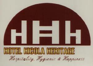 HOTEL HICOLA HERITAGE (and logo) trademark logo