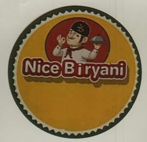 NICE BIRYANI (and logo) trademark logo