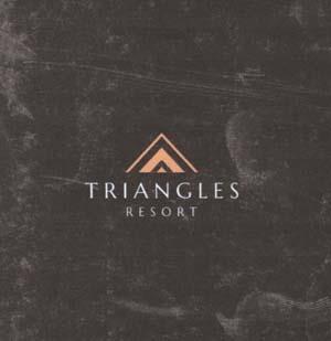 TRIANGLES RESORT (and logo) trademark logo