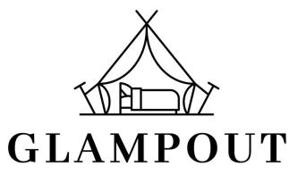 GLAMPOUT (and logo) trademark logo