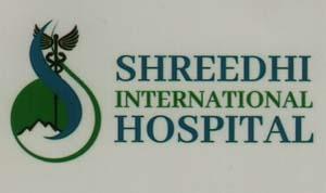 SHREEDHI INTERNATIONAL HOSPITAL (and logo) trademark logo