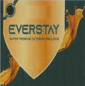 EVERSTAY PREMIUM EXTERIOR EMULSION (and logo) trademark logo