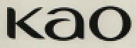 KAO (and logo) trademark logo