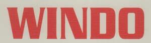 WINDO (and logo) trademark logo