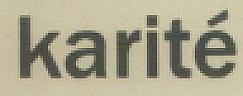 karite (and logo) trademark logo