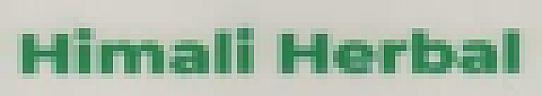 HIMALI HERBAL (and logo) trademark logo