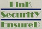 LINK SECURITY ENSURED (and logo) trademark logo