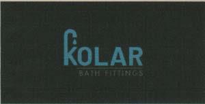 KOLAR BATH FITTING (and logo) trademark logo