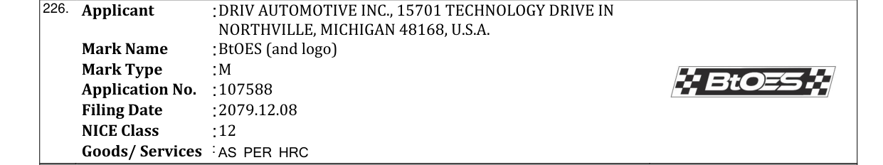 Original bulletin entry for BtOES (and logo)