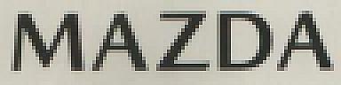 MAZDA (and logo) trademark logo