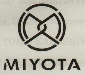 MIYOTA (and logo) trademark logo