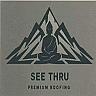 SEE THRU (and logo) trademark logo